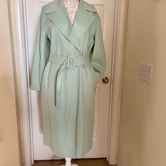 New Belted Wool Coat & Other Stories size 10 mint color org 279 - Picture 8 of 16